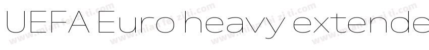 UEFA Euro heavy extended字体转换